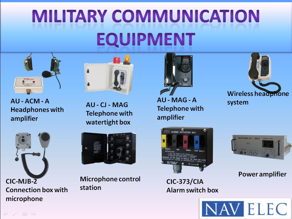 Military public address systems